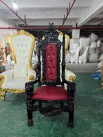 Fauteuil commercial moderne en plastique de style européen, très vendu, pour salles de diffusion en direct, modèles Queen et King