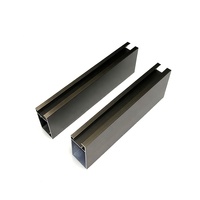 Profilé de porte coulissante en aluminium, profilé d'extrusion en aluminium, profilé de fenêtre en aluminium anodisé sur mesure