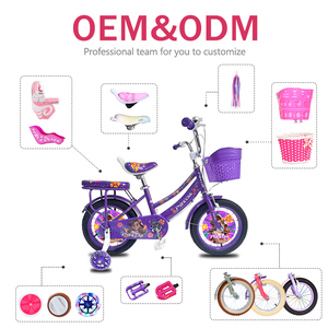 Vélo enfant MTBGO 16 pouces, 7 <span class=keywords><strong>ans</strong></span>, une vitesse, rose, <span class=keywords><strong>2</strong></span> roues, fourche en acier, mini vélo avec panier, vélo pour <span class=keywords><strong>fille</strong></span> - Product Image 4
