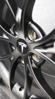 Q50 pelek Aloi tempa 16 inci hitam Matte baru