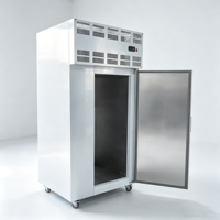 Porte simple 10 plateaux -45 ℃   Congélateur à air pulsé SUS304 pour boulangeries, pour congeler rapidement les croissants, les macarons et diverses pâtisseries.