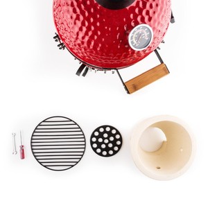 <span class=keywords><strong>Barbecue</strong></span> <span class=keywords><strong>Kamado</strong></span> en céramique miniature AUPLEX, taille personnalisée 13 pouces, haute qualité, avec rôtissoire et modes de cuisson multiples, pour patio - Product Image 6