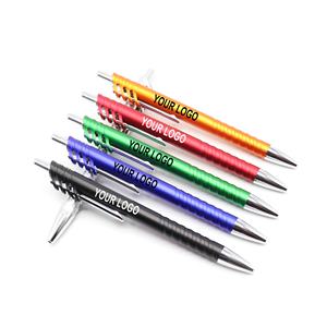 Personnalisé Stylos À Bille Clic d'<span class=keywords><strong>action</strong></span>-Noir encre d'écriture-Imprimé Nom Stylos À Bille avec Votre Logo/texte/Message - Product Image 5