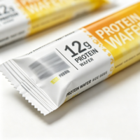 Sachets en film d'aluminium à scellage à froid de qualité alimentaire pour barres énergétiques, barres chocolatées et barres protéinées