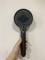 Pommeau de douche en silicone liquide à six modes avec grand panneau et pression d'air