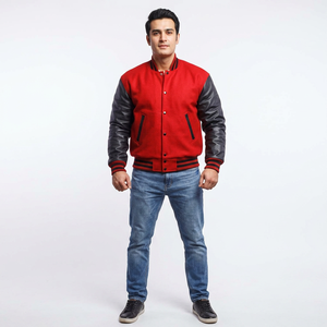 Wholesale Custom <b>Men's</b> Varsity Satin <b>Jackets</b> Thin Stand Collar Breathable Front Sports <b>Jacket</b> <b>White</b> Blue for Warriors Starter - Product Image 1