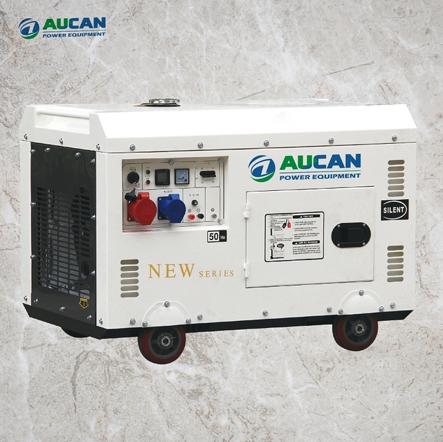 10kva 8kw Hot Selling CE Approved Low Fuel Consumption Super Silent Type Portable diesel Generators for Standby