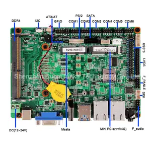 Motherboard industrial mini motherboard i3-6100U 3.5 "Micro Módulo FCBGA1356 1 x LVDS + VGA + HD