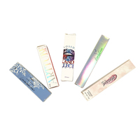 Boîte à rouge à lèvres haut de gamme en promotion, emballage cosmétique personnalisé avec logo holographique, boîte à gloss