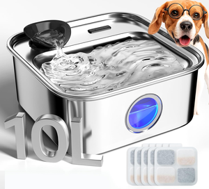 Dispensador de Agua para Mascotas de 10L 8L - Dispensador de Agua para Perros - Dispensador de Agua Automático para Mascotas - Dispensador de Agua de Gran Capacidad para Perros Grandes, Nuevo Modelo - Product Image 1