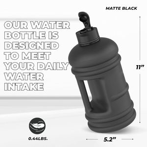 Botella de Agua Deportiva Personalizada SIN BPA con Logotipo al por Mayor, Botella Mezcladora de Plástico para Gimnasio de Gran Capacidad para Exteriores con Cuerda de 2.2L - Product Image 4