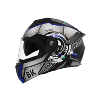 Casque de moto modulaire professionnel à visière relevable, certifié DOT, double visière, coque ABS, doublure EPS, pour moto de rue