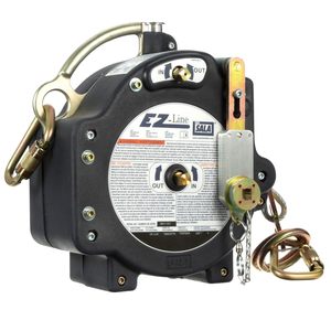 ระบบสายเคเบิลกันตกแนวนอน DBI-SALA EZ-Line 60 ฟุต แบบชุบสังกะสี พร้อมวินซ์ในตัวและระบบควบคุมแรงดึง - Product Image 1