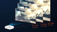 Projecteur vidéo BenQ SP4700 3000 lumens ANSI 3840x2160 Lampe DLP 4k UHD pour jeux portable prêt pour Internet prêt pour 3D