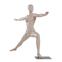 Modelo deportivo de moda de cuerpo completo realista maniquí femenino Yoga tienda minorista ropa maniquí pantalla para la venta