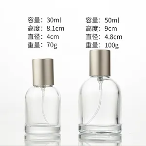 Botol parfum kaca terbaru 50ml kustom pabrik botol parfum mewah