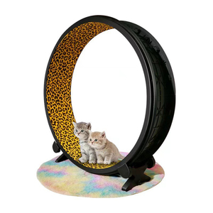 Mèo chạy im lặng nhà tương tác đồ chơI mèo tập thể dục vật nuôi Máy chạy bộ bánh xe - Product Image 5