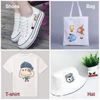 Marqueurs d'encre de sublimation non toxiques pour tissus, stylos de transfert thermique pour vêtements, textiles, DIY, OEM, ODM, personnalisables