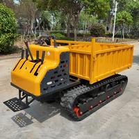 Camion de transport sur chenilles portatif en gros pour terrains complexes, mini-dumper