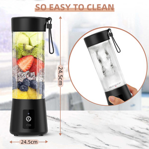 Fabrika orijinal tasarım popüler 400ml USB şarj edilebilir taşınabilir <span class=keywords><strong>Blender</strong></span> - Product Image 5