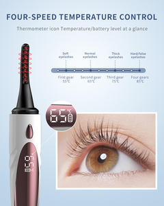 Electric <b>Eyelash</b> <b>Curlers</b> Rechargeable Lash <b>Curler</b> for Quick Natural Curling Eye Lashes 24 Hours Long Lasting - Product Image 4