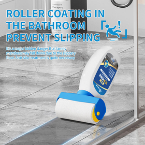 Revêtement liquide antidérapant en gel acrylique OEM/ODM pour sols, douches et carrelages <span class=keywords><strong>de</strong></span> <span class=keywords><strong>salle</strong></span> <span class=keywords><strong>de</strong></span> <span class=keywords><strong>bain</strong></span>, 300g, agent adhésif invisible antidérapant à appliquer au pinceau - Product Image 4