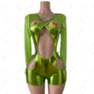 Bán buôn tùy chỉnh thấp hơn moq câu lạc bộ đêm sexy phụ nữ Holographic chai cô gái trang phục - Product Image 2