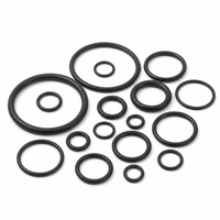 Kit Seal Karet O-Ring Silikon FKM NBR Kustom Tahan Suhu Tinggi dan Minyak, Produsen OEM