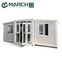 Maisons préfabriquées modulaires de luxe en panneaux sandwich, structure en acier, design moderne, pour expédition en conteneur