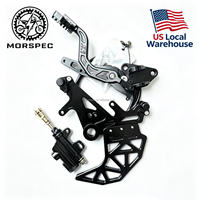 Support de fixation de repose-pieds double étrier MORSPEC Surron Ultra Bee en aluminium CNC 7075 pour moto électrique – Stock US