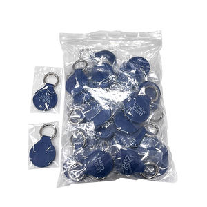 GSC fábrica vender bien personalizado impermeable NFC etiqueta RFID llavero con anillo de Metal llavero NFC - Product Image 6