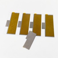 Kain Konduktif EMI Shield Custom Die Cut 0.1mm Bentuk Bertingkat Tahan Suhu Tinggi Perekat Penuh Cakupan Penuh Pita Dua Sisi Elektronik