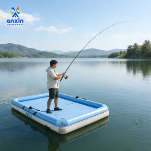 Plataforma Flotante Inflable Segura y Cómoda a Precio de Fábrica, Balsa Estable para Relajación Familiar en el Agua y Pesca - Product Image 2