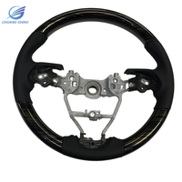 Haute qualité pour Toyota Corolla RAV4 volant en Fiber de carbone squelette sport Style pêche bois Design pour modèle Camry