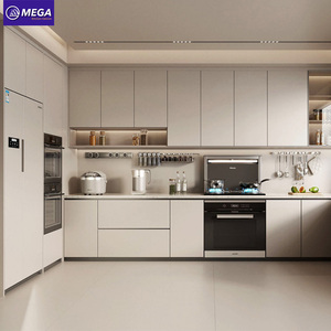 Ensemble d'armoires de cuisine de haute qualité, finition mate personnalisée, meubles de cuisine minimalistes en kit pour la maison - Product Image 1