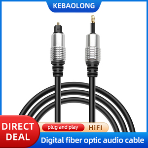<span class=keywords><strong>Cable</strong></span> de <span class=keywords><strong>audio</strong></span> de fibra óptica Puerto cuadrado a decodificador de 3,5mm conectado al proyector de TV <span class=keywords><strong>Cable</strong></span> de <span class=keywords><strong>audio</strong></span> de fibra óptica - Product Image 2