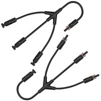 Câble solaire DC, connecteur de branche pour panneau solaire, connecteurs de câble solaire 4mm 6mm TUV