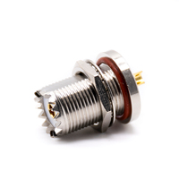 Connecteur UHF femelle SO-239 étanche à souder pour panneau