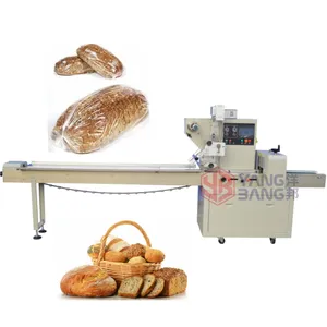 YB-350 heiße Verkäufe automatische Bäckerei-Brotbeutel-Kissen-Verpackungs maschine Kuchen-Brot-Langbrot-Verpackungs maschine