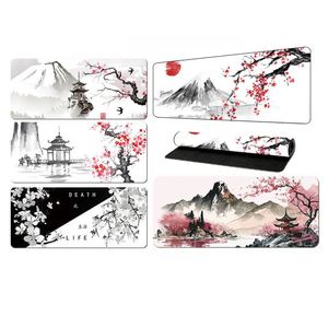 Sanxing Rectangular Natural Rubber Anime Cartoon Mouse Pad 900x300mm Art Cherry Blossom Mountain Design Office Desk <b>Mat</b> Stock - Product Image 5
