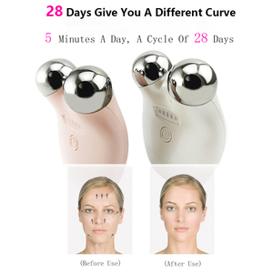 Chất lượng cao Microcurrent massager mặt nâng da thắt chặt mặt chống nhăn mặt đường viền thiết bị massage vi điêu khắc - Product Image 3