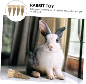 햄스터 장난감 토끼 씹는 장난감 4 팩 - Product Image 6