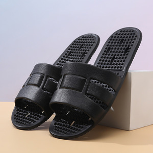 Claquettes d'été blanches en EVA avec semelles massantes creuses, antidérapantes, pour adultes - Product Image 3