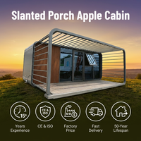 Maison Modulaire Économique - Préfabriqué Chinois pour Habitation, Maison d'Hôtes, Airbnb, Cabine Apple de 40 pieds pour Hôtels et Salons