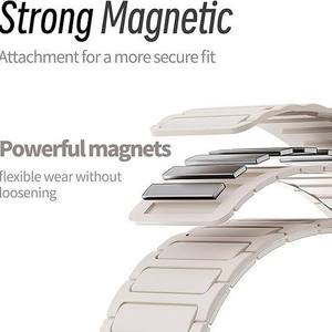 Bracelet de montre en silicone bicolore magnétique pour Samsung Galaxy Fit 3, vente en gros d'usine - Product Image 4
