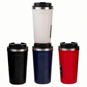 Nouvelle arrivée : Tasse à café anti-fuite en acier inoxydable à double paroi avec ventouse - Product Image 5