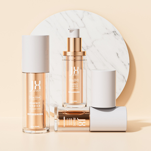 New Design Empty 20ml <strong>30ml</strong> 50ml Plastic Lotion Luxury Cosmetic White Serum Matte PP Silver <strong>Airless</strong> <strong>Pump</strong> <strong>Bottle</strong> - Product Image 2