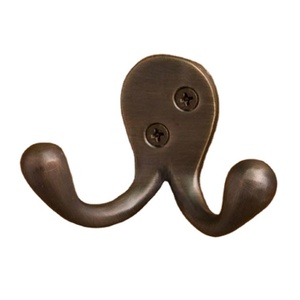 Vintage Bronze Double Metal Wall Hook - Product Image 1