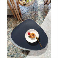 Tapis de table imperméables en cuir au design moderne napperons isolants antidérapants prix d'usine accessoires de cuisine et de salle à manger coussins chauffants
