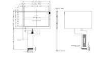 Module LCD TFT IPS 4,3 pouces à écran tactile capacitif standard industriel, 480x272 RGB 24 bits, 40 broches, pour carte de brochure vidéo